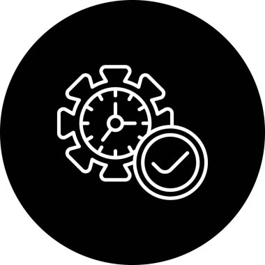 Zaman Yönetimi Gelişmiş İşlevsel Web Arayüzü Sembolü