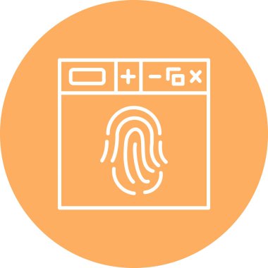 Web Güvenlik Dengeli Düz Sanat Özelliği