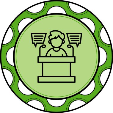 Konuşma Dinamik Yaratıcı Dijital Grafik Şekli