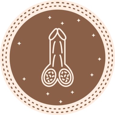 Penis High Quality Modern Vector Element