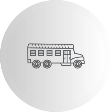 Hapishane Otobüsü Modern Dijital Sanat Nesnesi