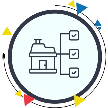 yönetim web simgesi vektör illüstrasyonu