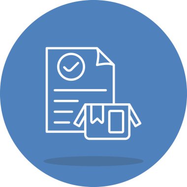 Report Premium Minimal Flat Vector Illustration