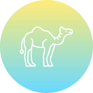 Deve Simgesi Vektör tasarımı