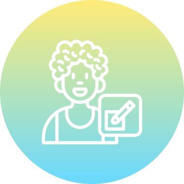 Kullanıcı Düzenleyici Yaratıcı Minimum Vektör Sanatı Özelliği