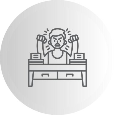 Öfke Ayırıcı Modern Dijital Tasarım Elemanı