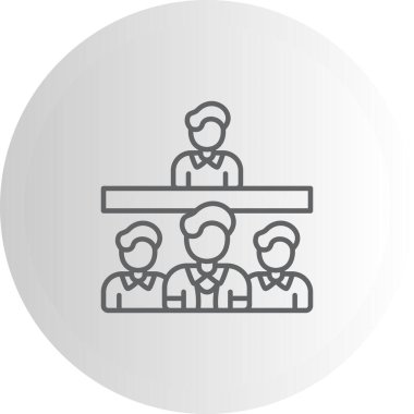 Seminer Yüksek Kaliteli Ölçeklenebilir Vektör İllüstrasyonu