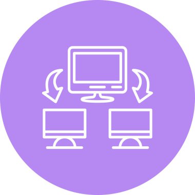 Bilgisayar Ağı Dinamik Sofistike Düz Sanat Düzeni