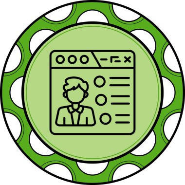 Online Registration Premium Minimal Flat Vector Illustration