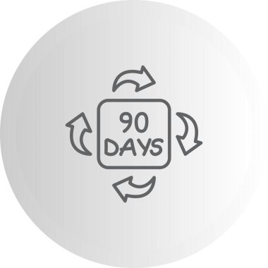 Uygulamalar ya da web sayfaları için 90 Gün, premimium simgesi