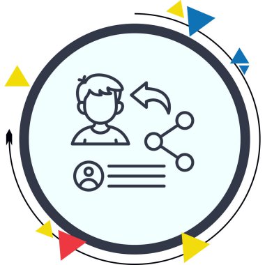 Web simge vektör çizim paylaşmak