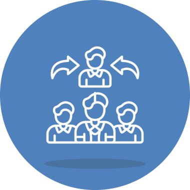 iş liderliği, web basit simgesi