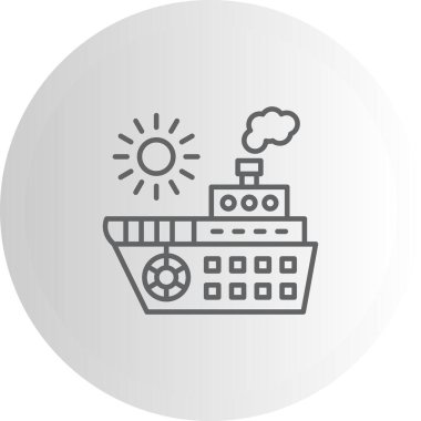 Yolcu Gemisi Yüksek Çözünürlüklü Sanat Sembolü