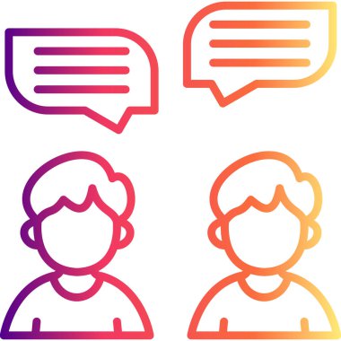 İletişim Zarif Profesyonel Düz Grafik Sembolü