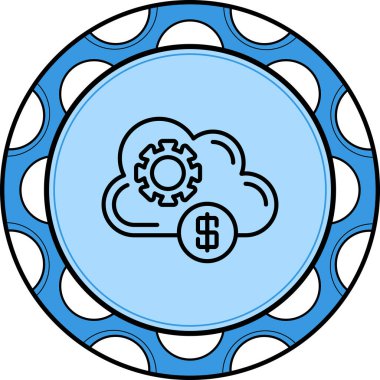 Cloud Business Stylish Modern Düz Tasarım