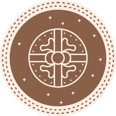 hediye kutusu web simgesi vektör illüstrasyonu