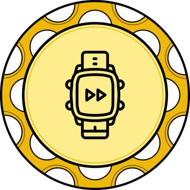 Akıllı Saat Hızlı İleri Ayırt Modern Temiz Sanat Özelliği