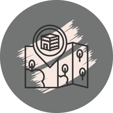 Makkah Haritası Dengeli Yenilikçi Ürün Grafiksel Elementi