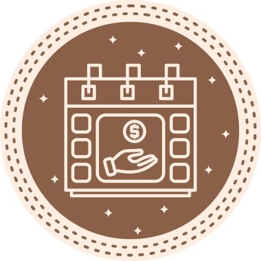 Takvim Geliri Günü Profesyonel Eşsiz Kullanıcı Arayüzü Düzeni