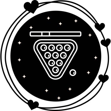 Havuz Topları Minimum Yüksek Çözünürlüklü Vektör Düzeni