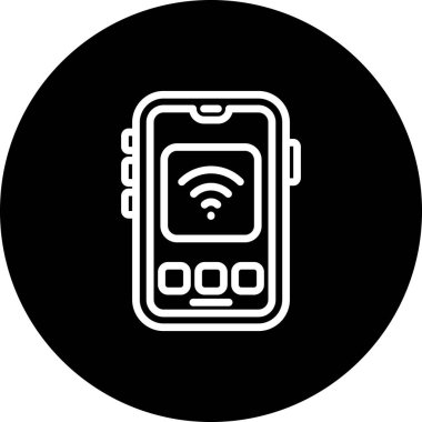 Mobil İnternet Tarzı Modern Dijital Sanat Nesnesi