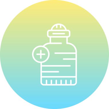 Medicine Yenilikçi Düz Ürün Tasarım Sembolü