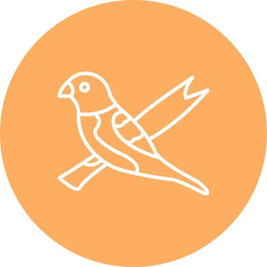 Göğüs simgesi basit düz illüstrasyon