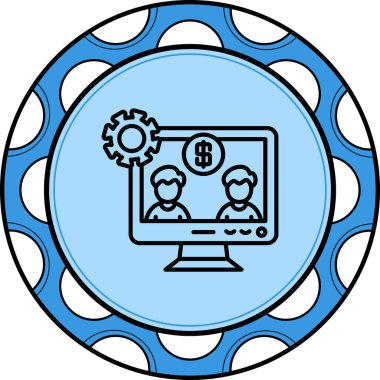 Takım Çalışması Dengeli Özel Düz Vektör Düzeni