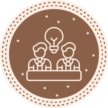 Beyin Fırtınası Minimum Düz Yaratıcı Grafik Tasarımı