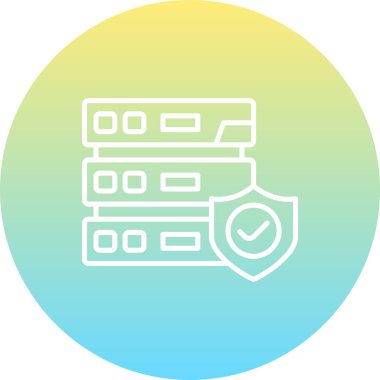 Veri Koruma Yaratıcı Minimum Vektör Sanatı Özelliği