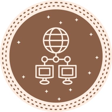 Bilgisayar Ağı Premium Özel Ürün Tasarım Düzeni