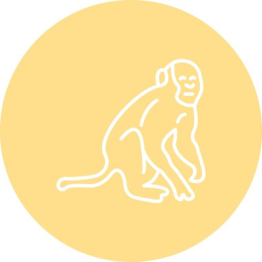 Maymun Yüksek Çözünürlüklü Minimum Vektör Tasarımı