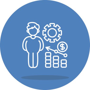 Tüketici Gelişmiş İşlevsel Web Arayüzü Sembolü