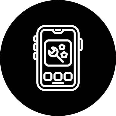 Mobil Bakım Belirgin Profesyonel Yaratıcı Grafik Elementi