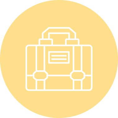 Evrak Çantası'nı web simge vektör çizim