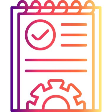 Proje web simgesi vektör illüstrasyonu