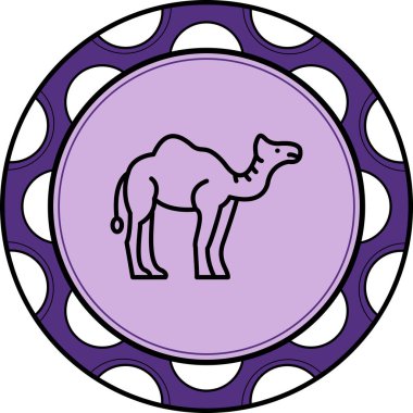 Deve Simgesi Vektör tasarımı