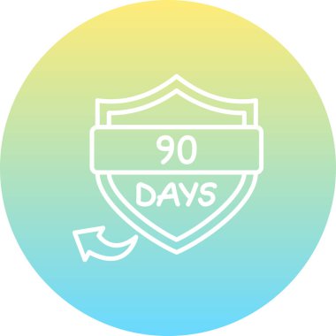 Uygulamalar ya da web sayfaları için 90 Gün, premimium simgesi