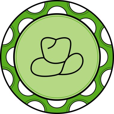 Kovboy Şapkası Temiz Profesyonel Düz Tasarım Özelliği