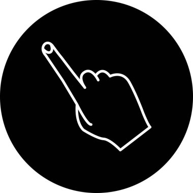 Parmak Modern Soyut Yaratıcı Tasarım Varlığı