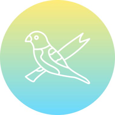 Göğüs simgesi basit düz illüstrasyon