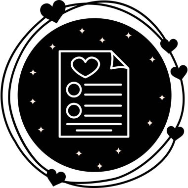 İstek Listesi Yaratıcı Fonksiyonel Web Grafik Sembolü