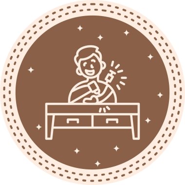 Bağımlı Adam Yaratıcı Eşsiz Markalaştırıcı Elementi