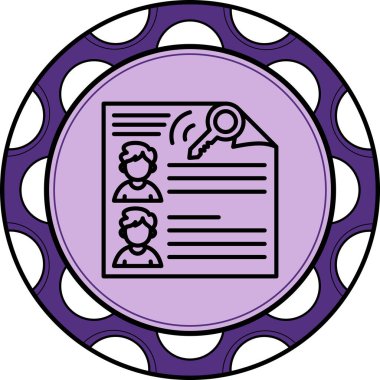 Erişim Kontrol Listesi Yüksek Kaliteli Özel Vektör Tasarımı