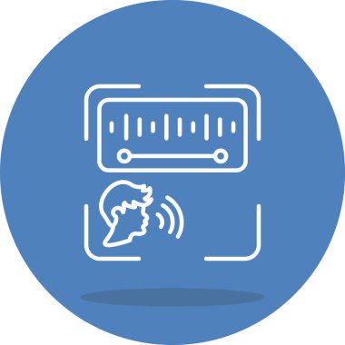 Ses Tanıma Ağı vektör çizimi