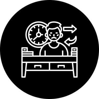 Uykusuzluk Yüksek Kaliteli Özel Vektör Tasarımı