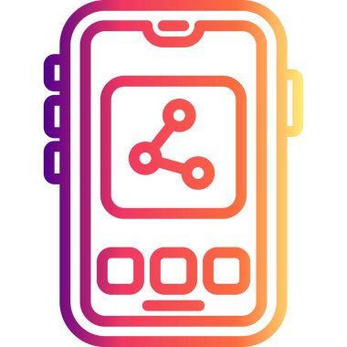 Web simge vektör çizim paylaşmak