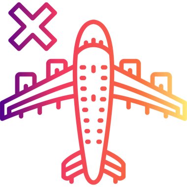 Basit bir uçak grafik simgesi, arama veya keşif için uygun bir büyüteç ile görünür..