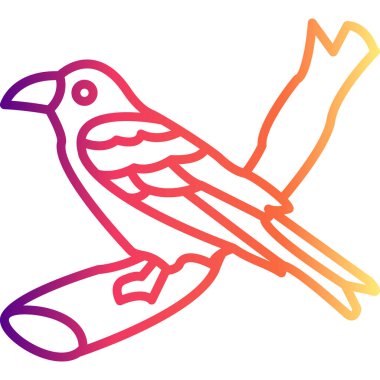 Genel Kuzgun simgesi vektör illüstrasyon tasarımı