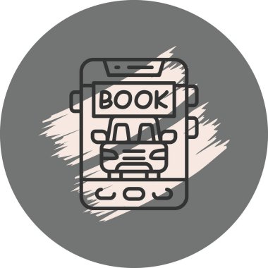 Online Rezervasyon Profesyonel Asgari Yaratıcı Grafiksel Nesne